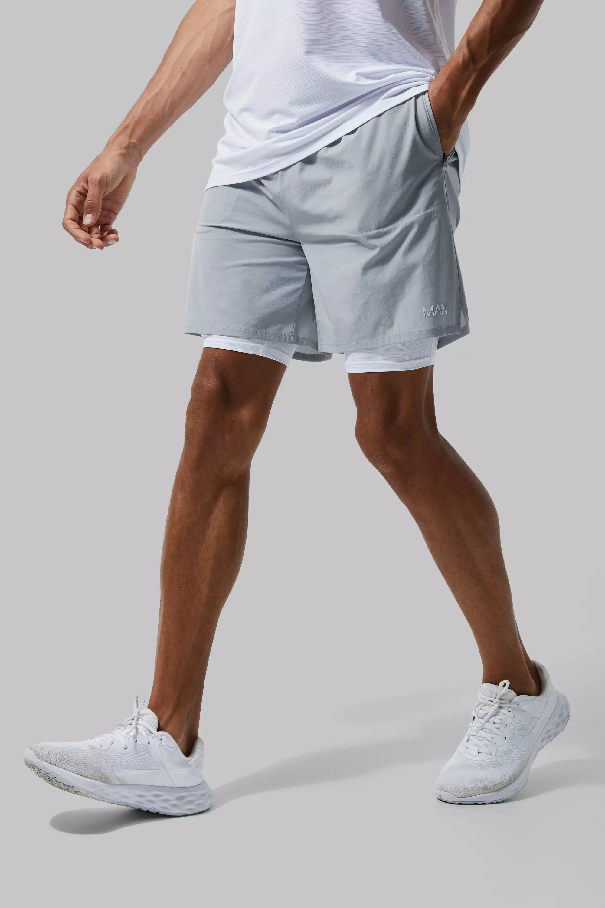 Tall Man Active Lightweight 2-in-1 Shorts